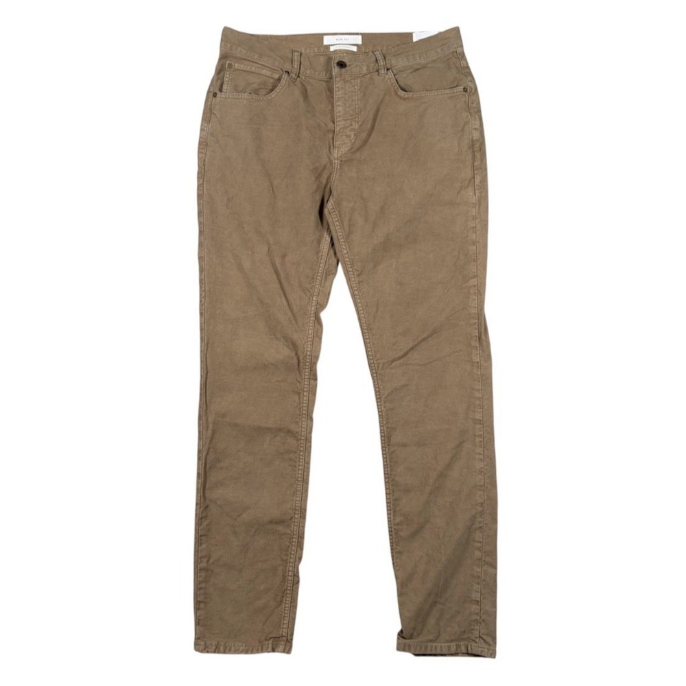 Billy Reid Mens Slim Cut Chino Pants 20 Year Anniversary Brown 35x32 MSL-ALA